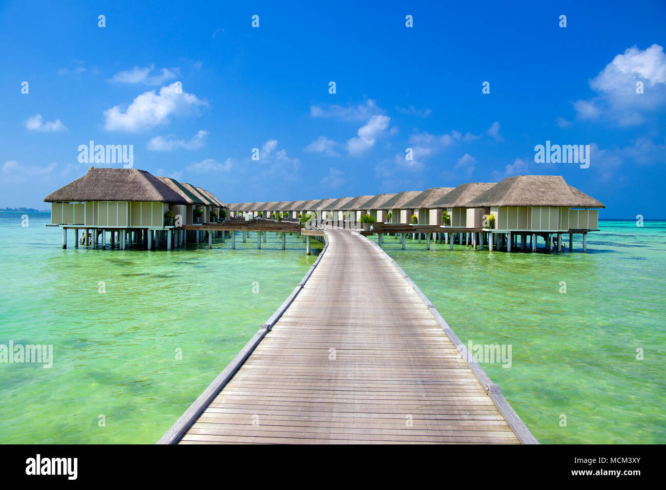 Historiker kontanter overdraw Luxury water villas Lux Resort South Ari Atoll Maldives Stock Photo - Alamy