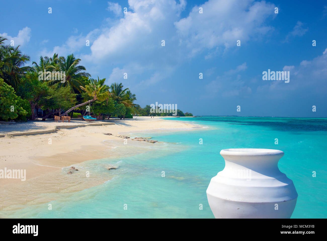 South Ari Atoll Maldives Stock Photo