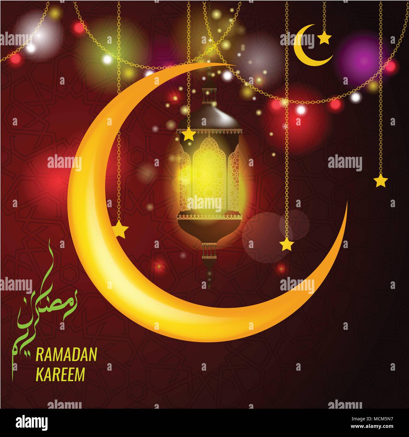 ramadan fanoos vector