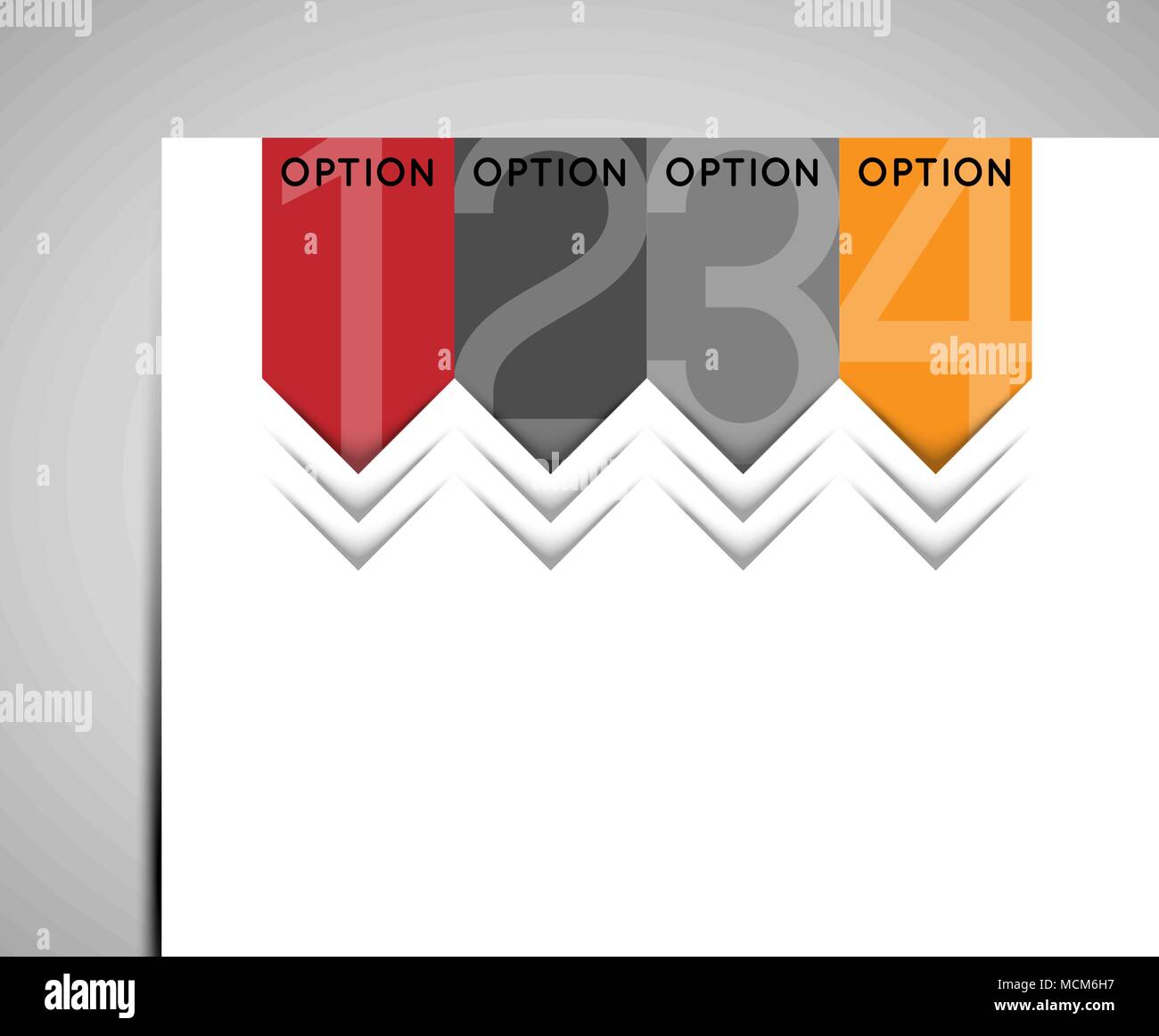 abstract option sign arrows, design element Stock Vector Image & Art ...