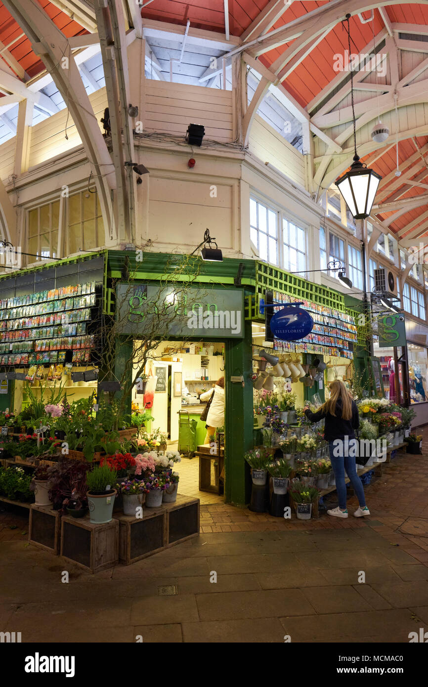 the covered market is a historic market with permanent stalls and