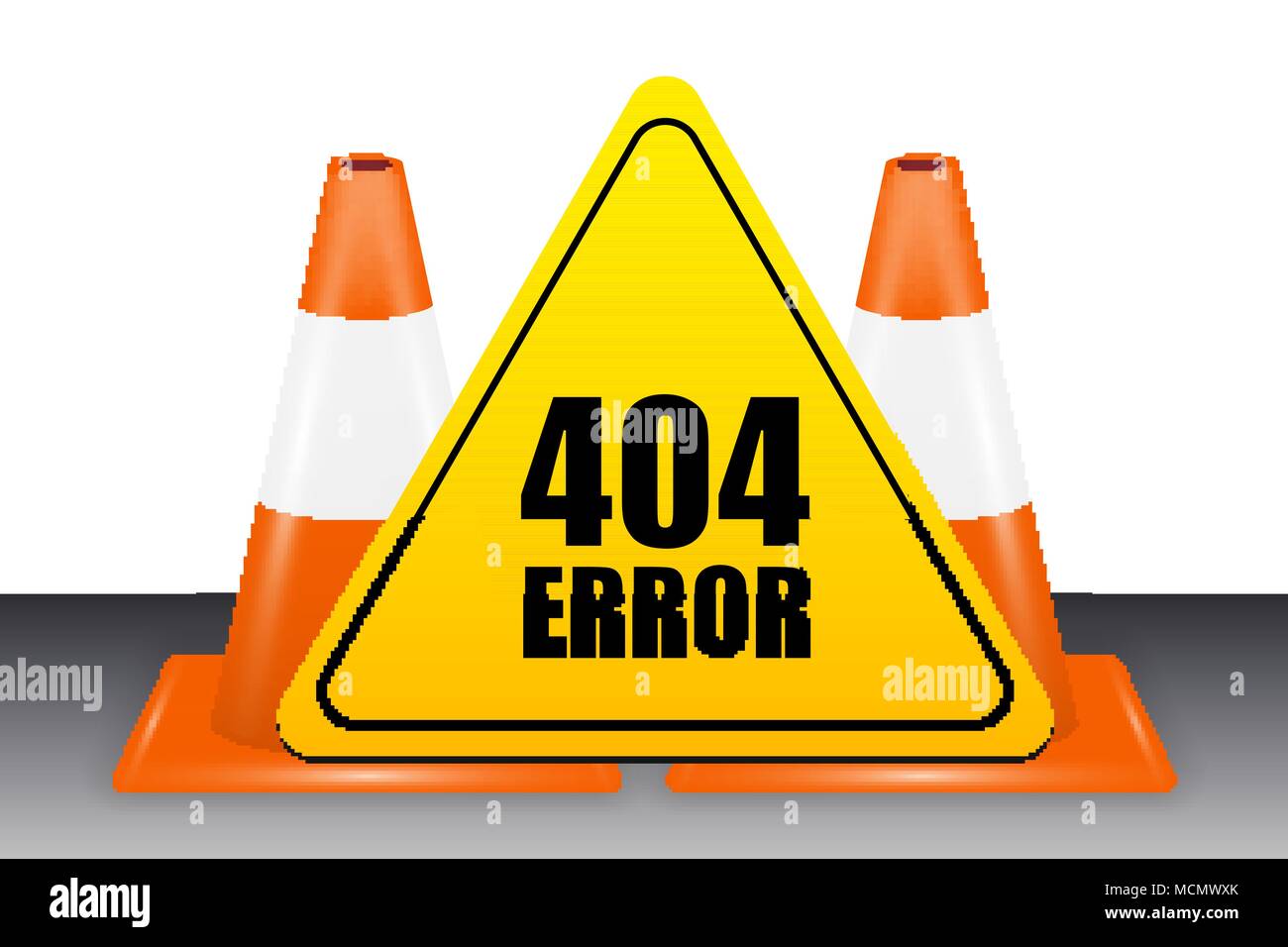 Traffic cone vector hires stock photography and images Alamy