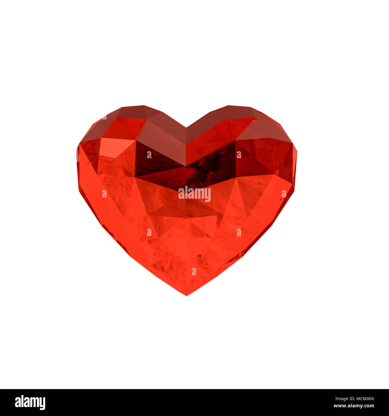 Love Heart Shape 3d Diamond Art Illustration Stock Illustration -  Illustration of passion, render: 10918025
