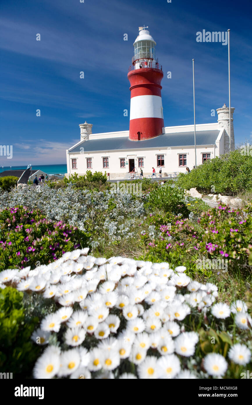 Cape Agulhas Lighthouse Stock Photo