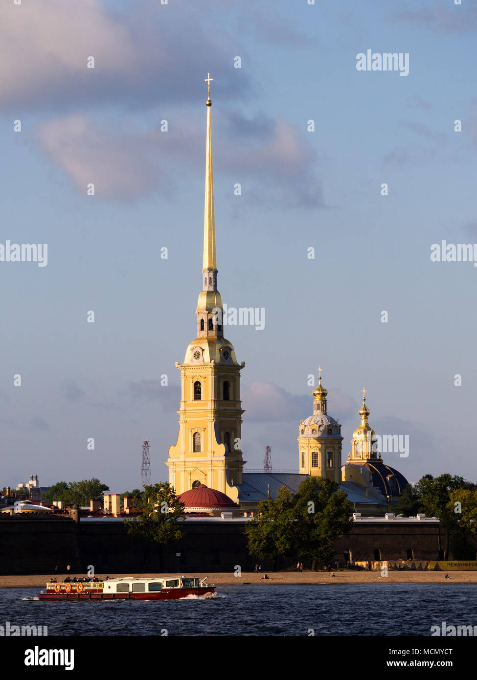 St. Petersburg, Russia: Peter and Paul Cathedral Stock Photo