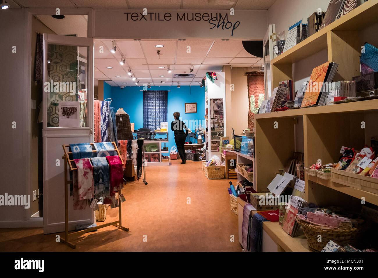 Toronto textile museum gift shop Stock Photo Alamy