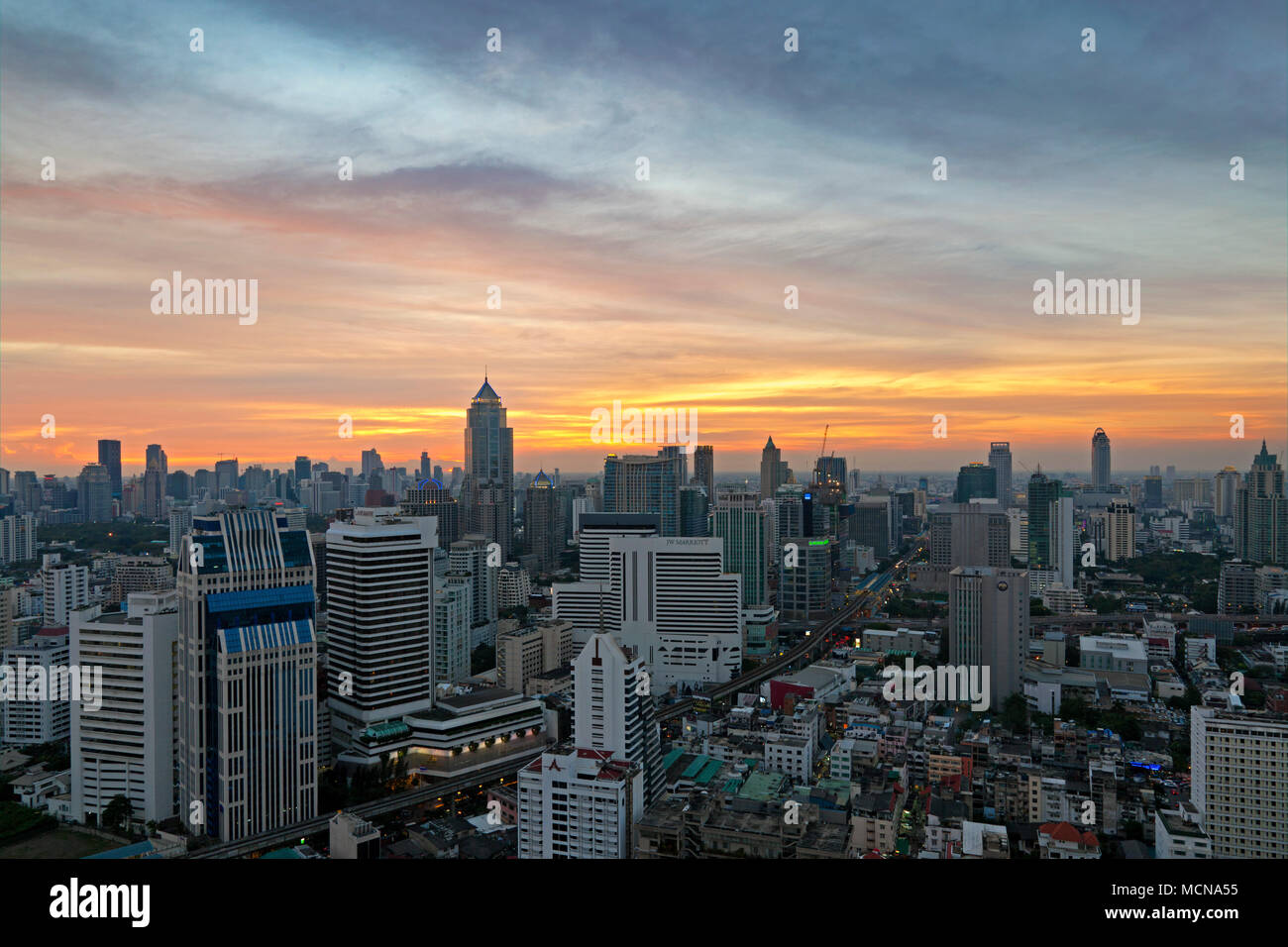 Bangkok skyline, Thailand Stock Photo - Alamy