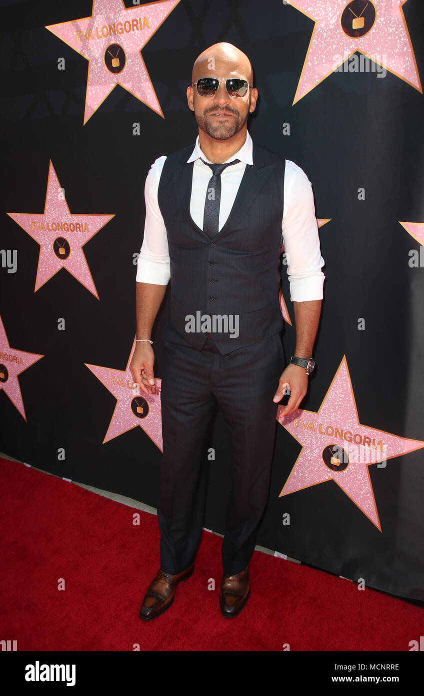 Beverly Hills, Ca. 16th Apr, 2018. Amaury Nolasco, At Eva Longoria's Hollywood Star Ceremony Post-Luncheon At Private Residence in Beverly Hills, California on April 16, 2018. Credit: Faye Sadou/Media Punch/Alamy Live News Stock Photo