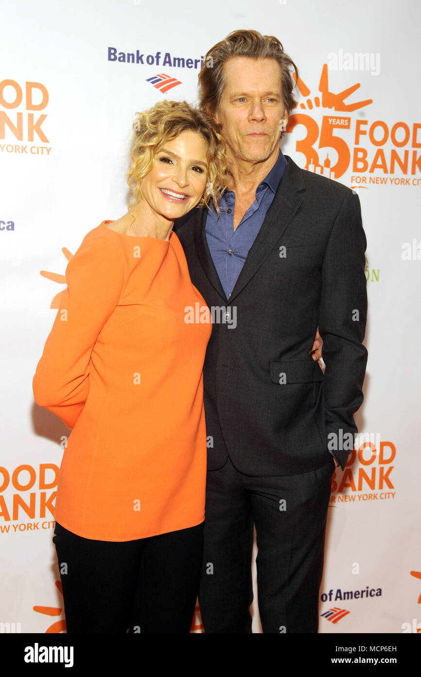 New York, NY, USA. 17th Apr, 2018. Kevin Bacon, Kyra Sedgwick attend