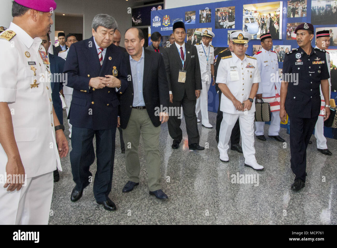 Kuala Lumpur Malaysia 17th Apr 2018 Sultan Of Selangor Sultan Sharafuddin Idris Shah Seen At The Dsa 2018 The 16th Defense Service Asia Exhibition And Conference Also Known As Dsa 2018 Was Held