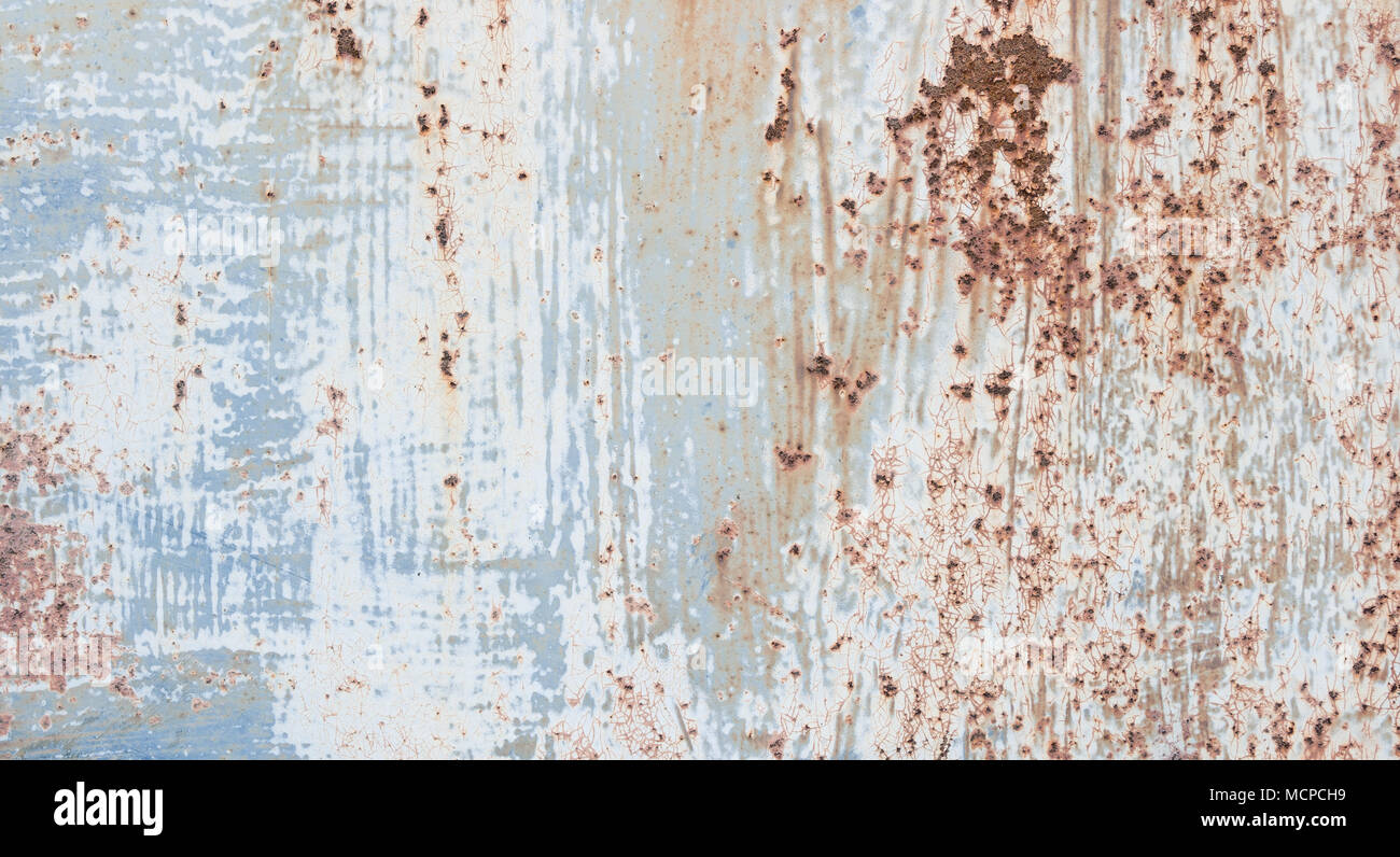 Gray Rusted Metal Color Old metallic background with rust. Rusty metal plate with gray gloss ...
