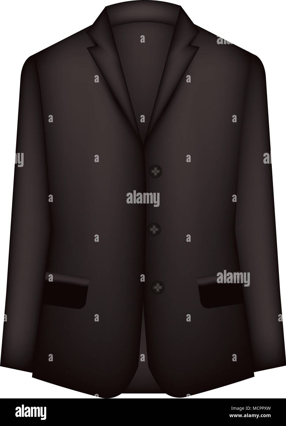 elegant male jacket icon Stock Vector Image & Art - Alamy