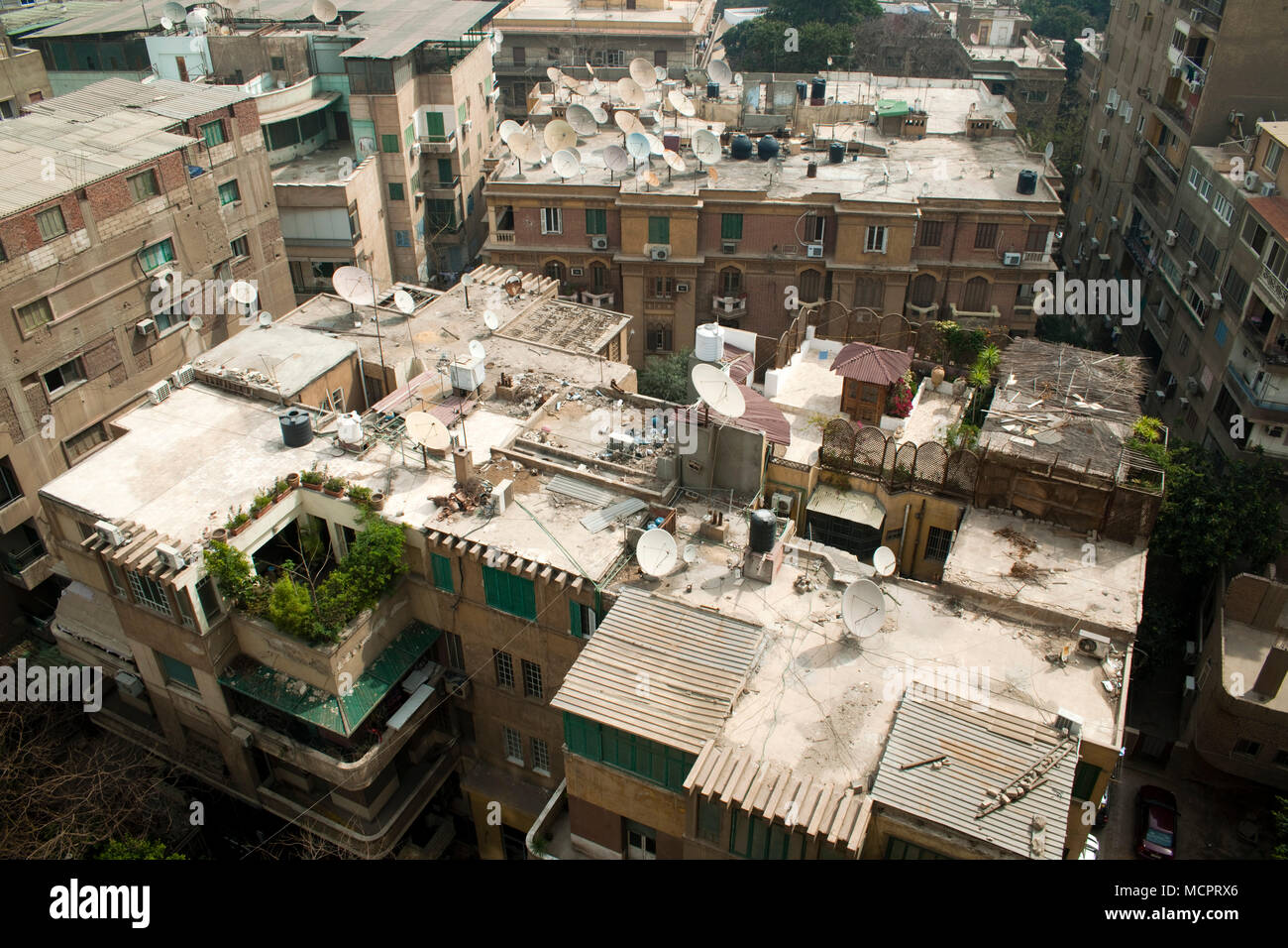 Aegypten Kairo Insel Gezira Architektur In Zamalek Stock Photo Alamy