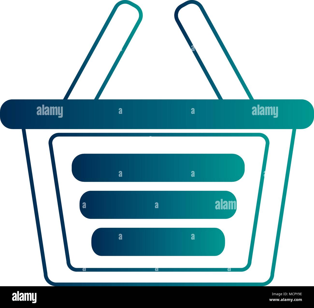 shopping basket isolated icon Stock Vector Image & Art - Alamy