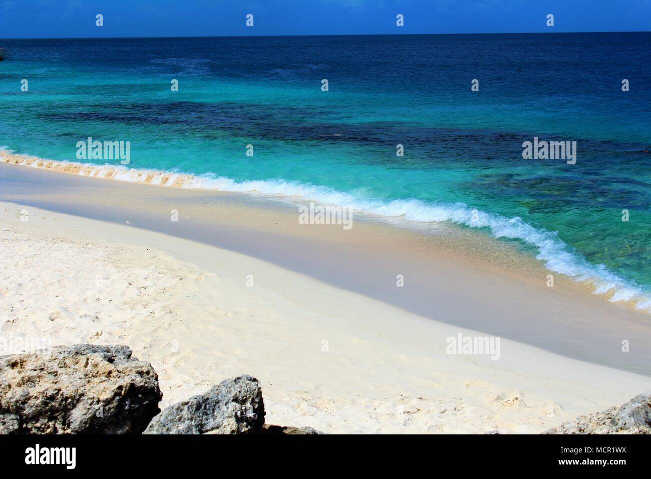 The beautiful Te Amo beach on the Caribbean island of Bonaire