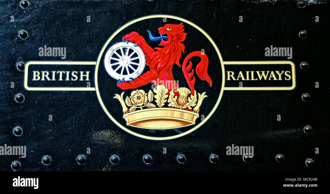 British Railways Logo Stock Photo