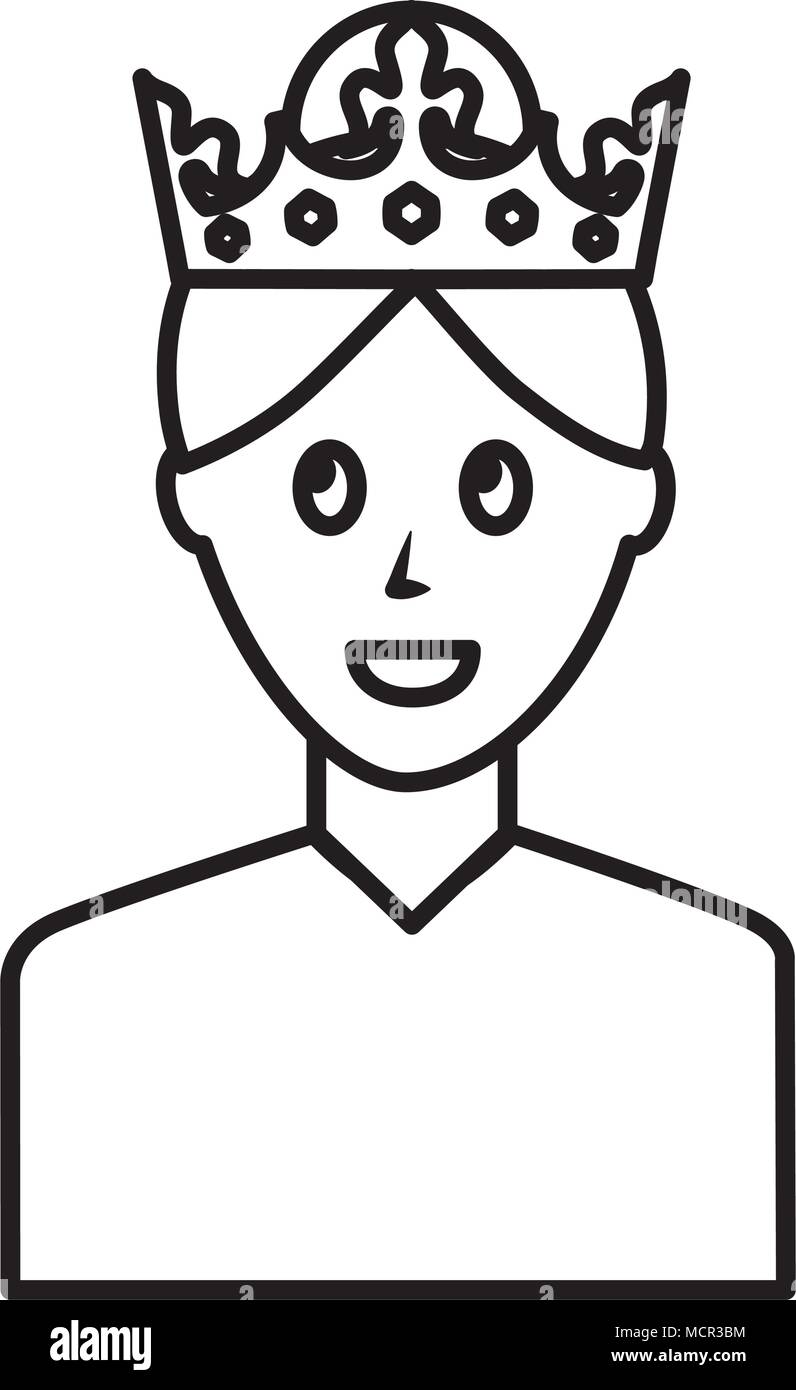 young woman with crown avatar character Stock Vector Image & Art - Alamy