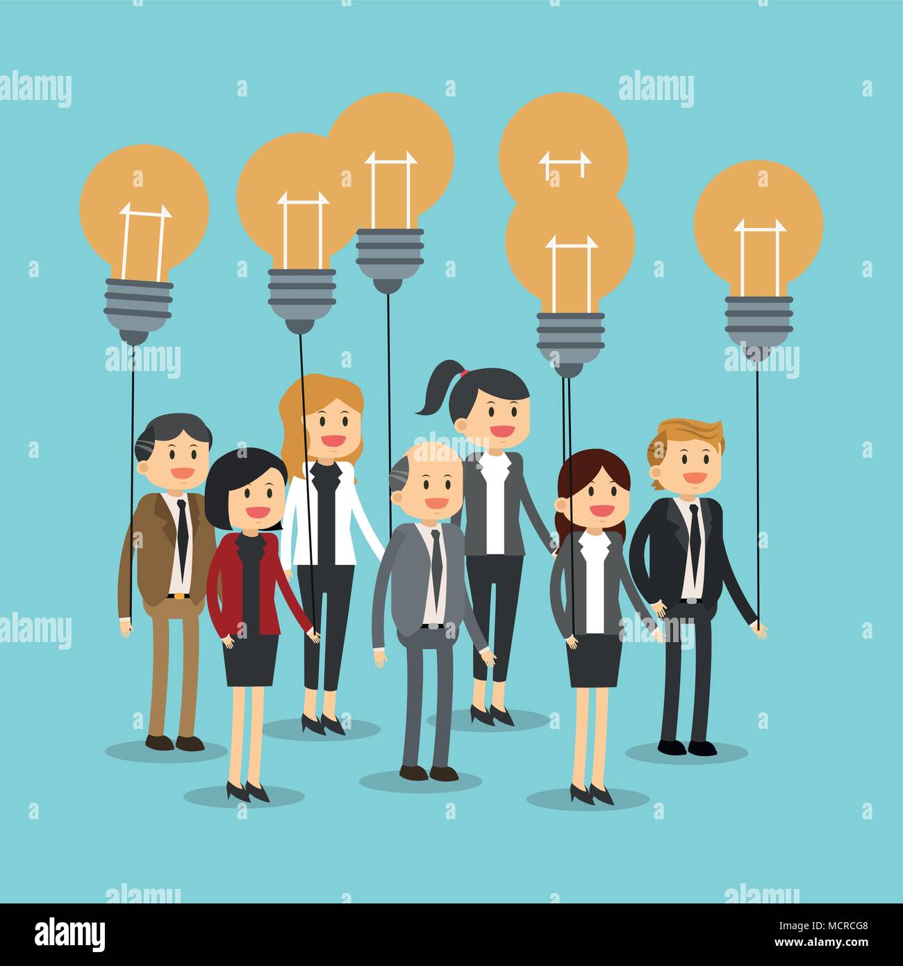 Business teamwork cartoon Stock Vector Image & Art - Alamy