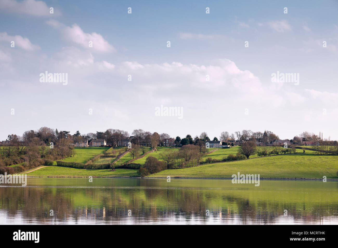 An image showing the Village of Upper Hambleton shot across Rutland