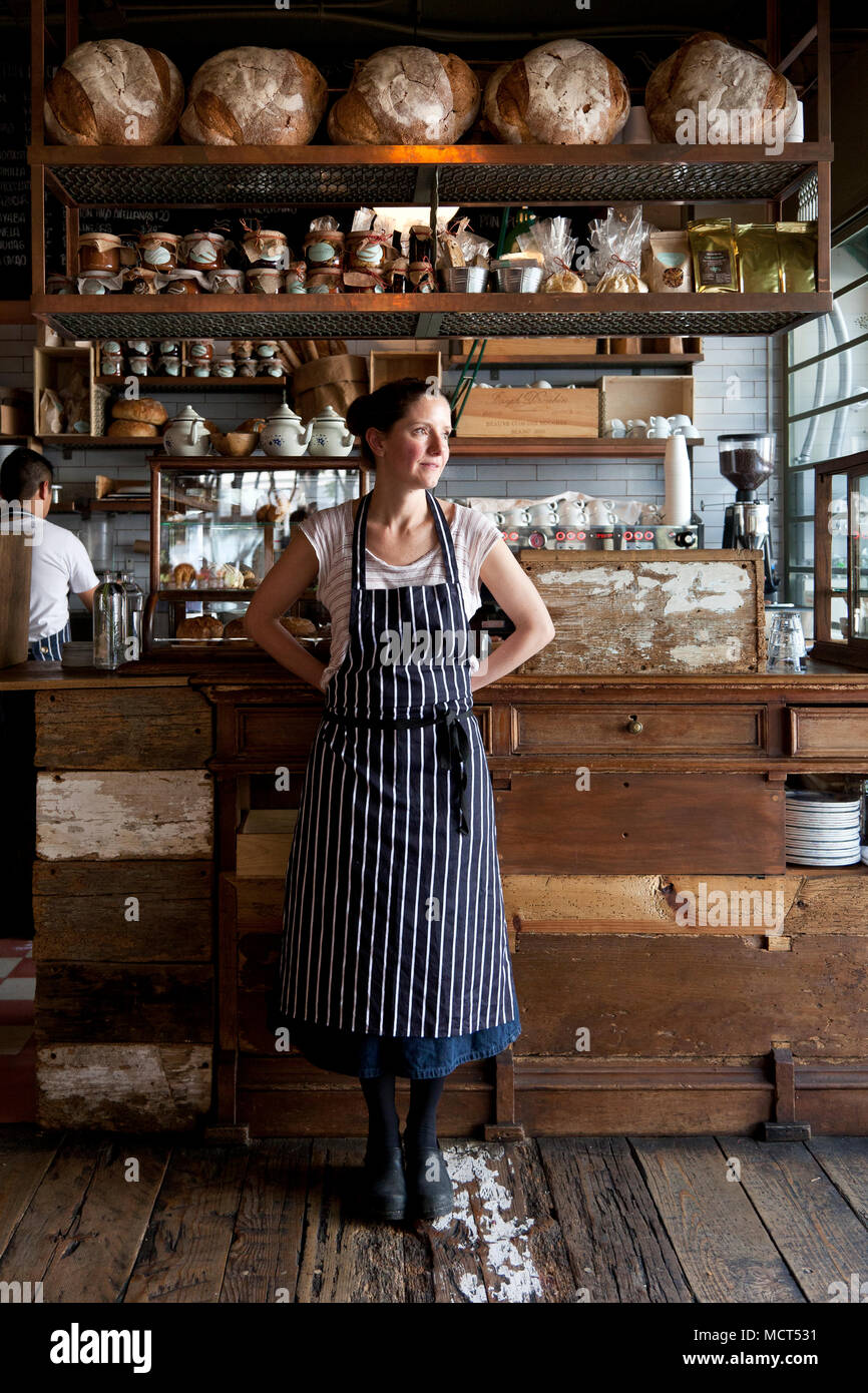 Portrait of Chefowner Elena Reygadas at her restaurant, Lardo. Lardo