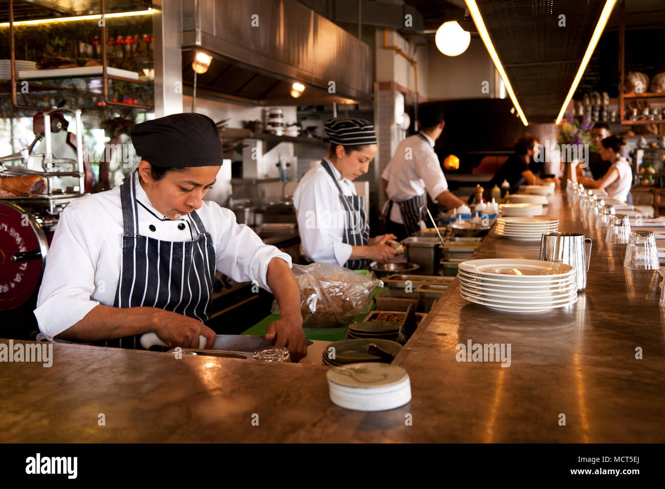 Chefs prep hires stock photography and images Alamy