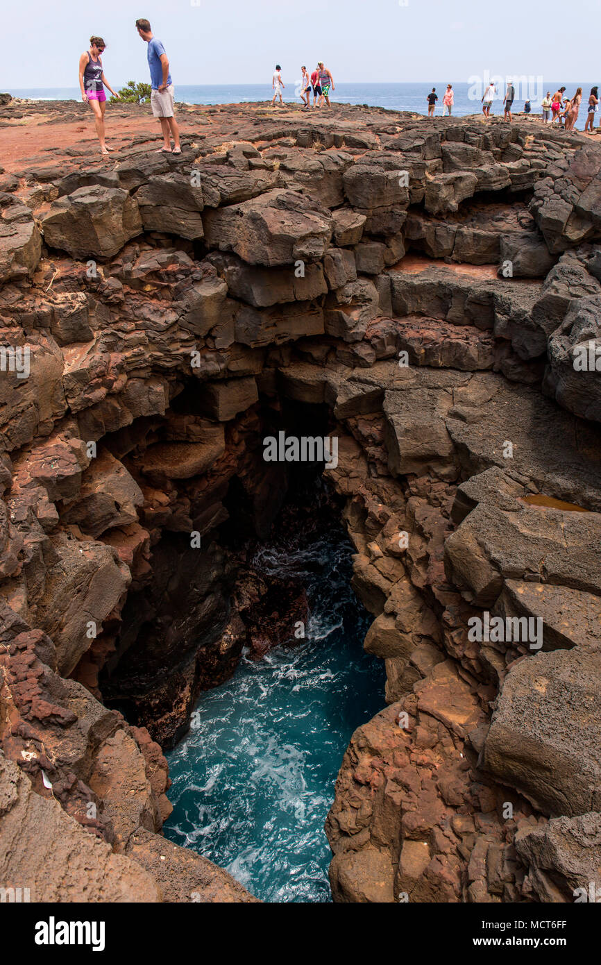 Ka Lae, also known as South Point, is the southernmost point of the Big
