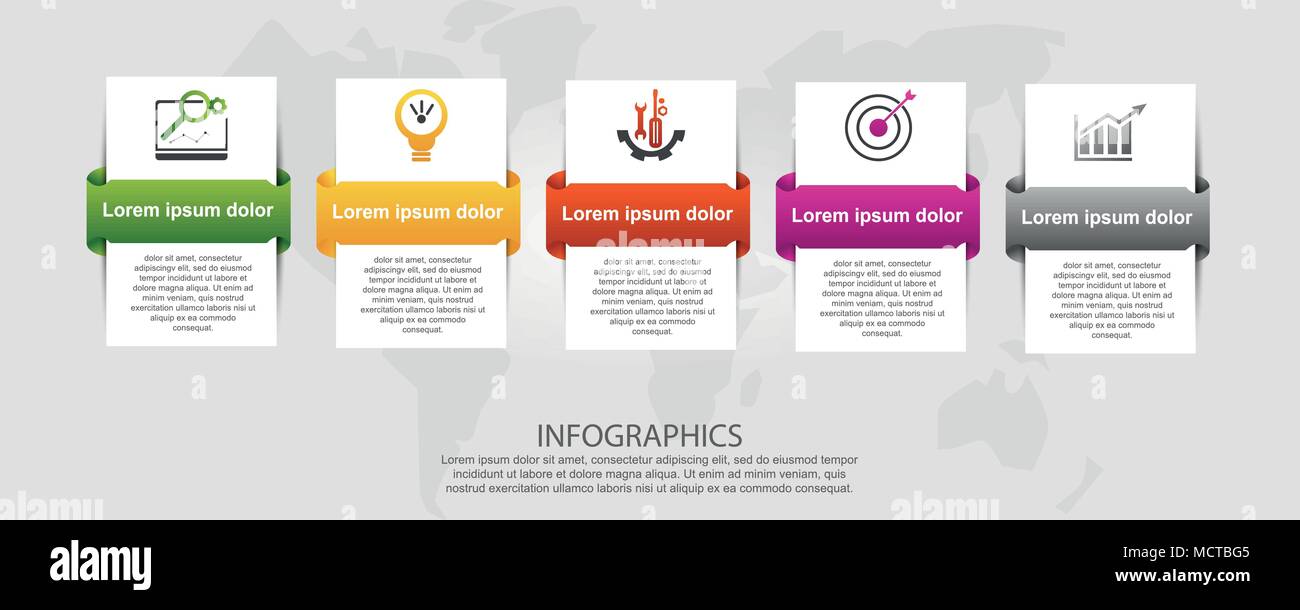 Modern vector illustration 3d. Template for infographic rectangles with ...