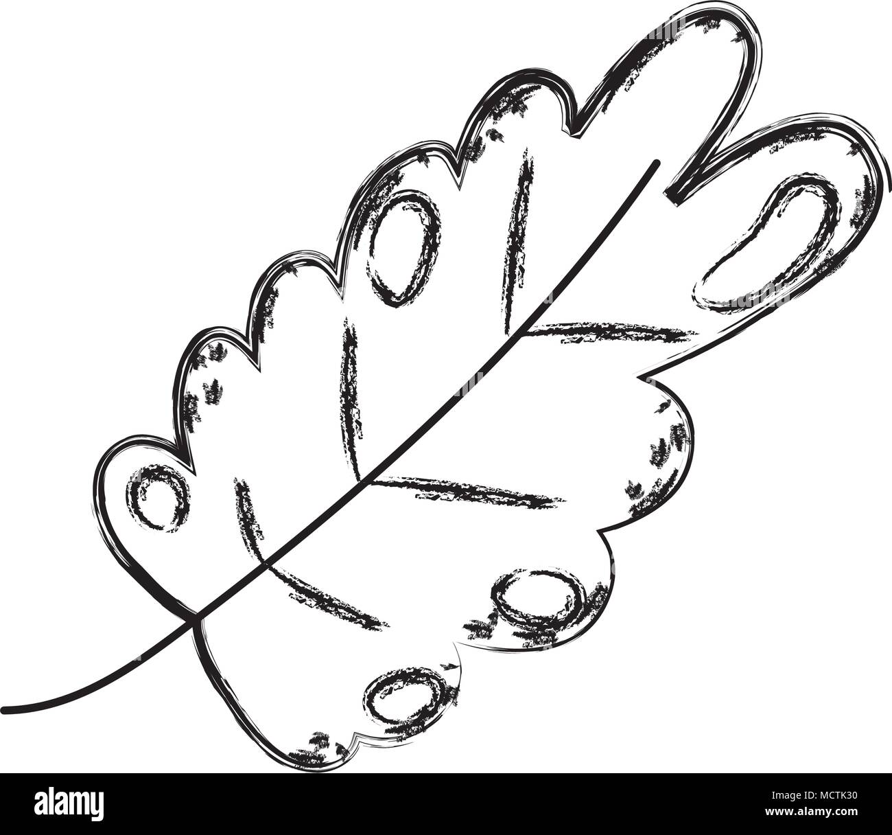 grunge cute nature exotic leaf design Stock Vector Image & Art - Alamy