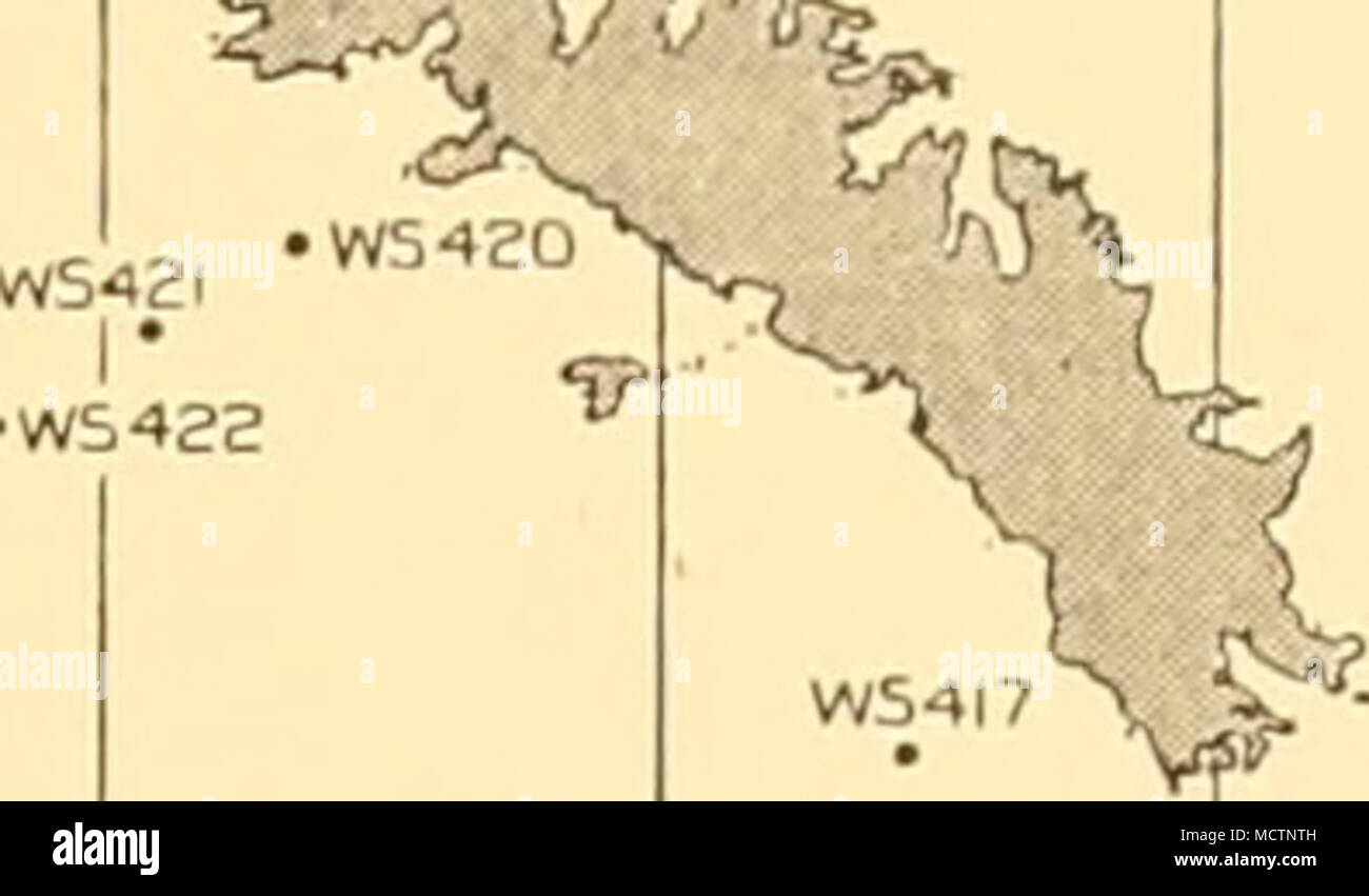 . 38° Fig. 45. Distribution of young Euphausia superba. Fig. 46. Distribution of young Euphausia superba. Prince Olaf lines (70-cm. net hauls), March 1931. south-west side of South Georgia (70-cm. net hauls), April 1929. (3) South Georgia to the South Sandwich Islands, February-March 1930 (Sts. 360-369). Fig. 47 The line of stations from South Georgia to the South Sandwich Islands was made immediately after the completion of the South Georgia survey of January-Feb- ruary 1930 described above. It will be recalled that more larvae were taken dur- ing this survey than in any of the others carried Stock Photo