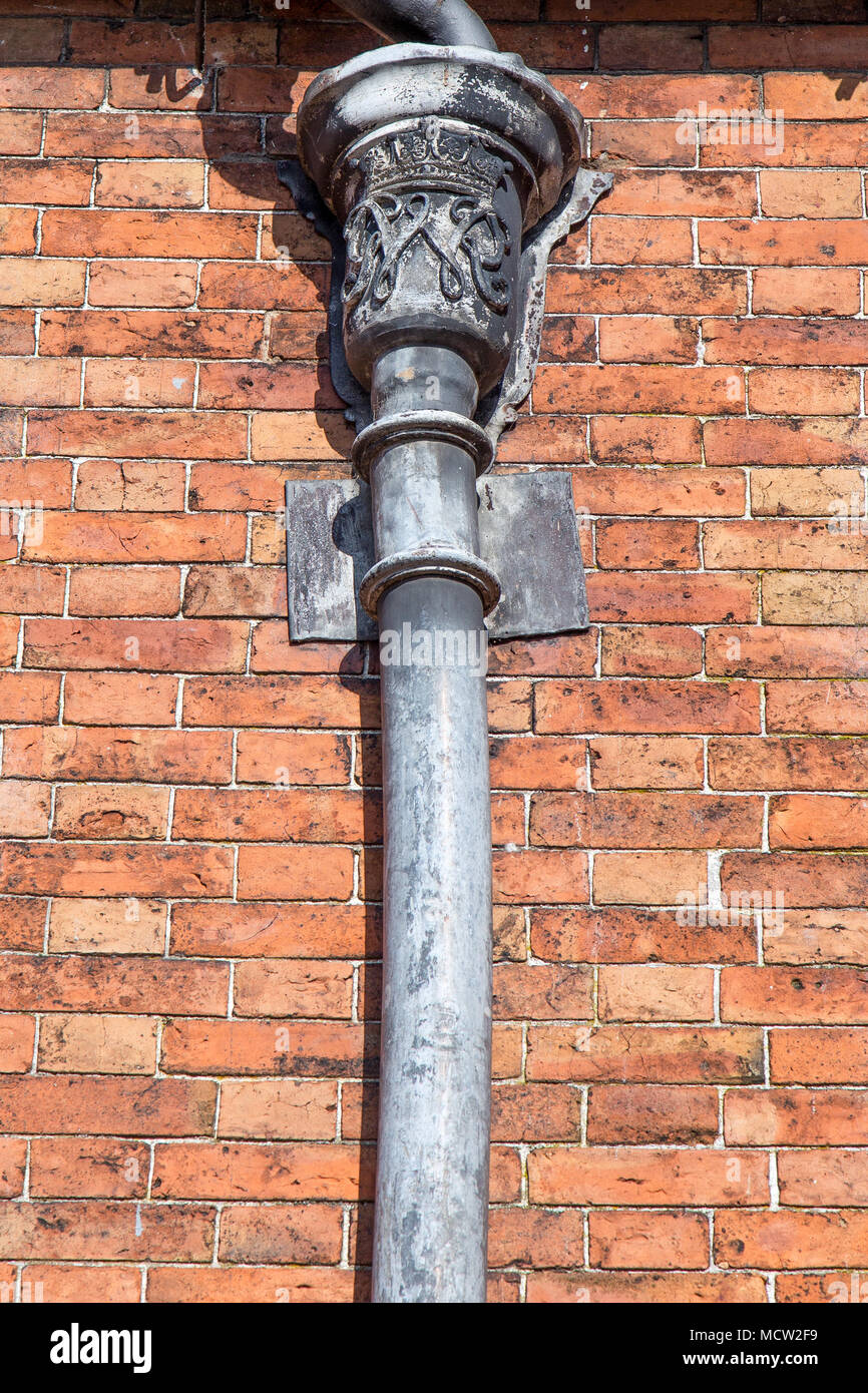 Ornate Victorian Drain pipe Stock Photo Alamy