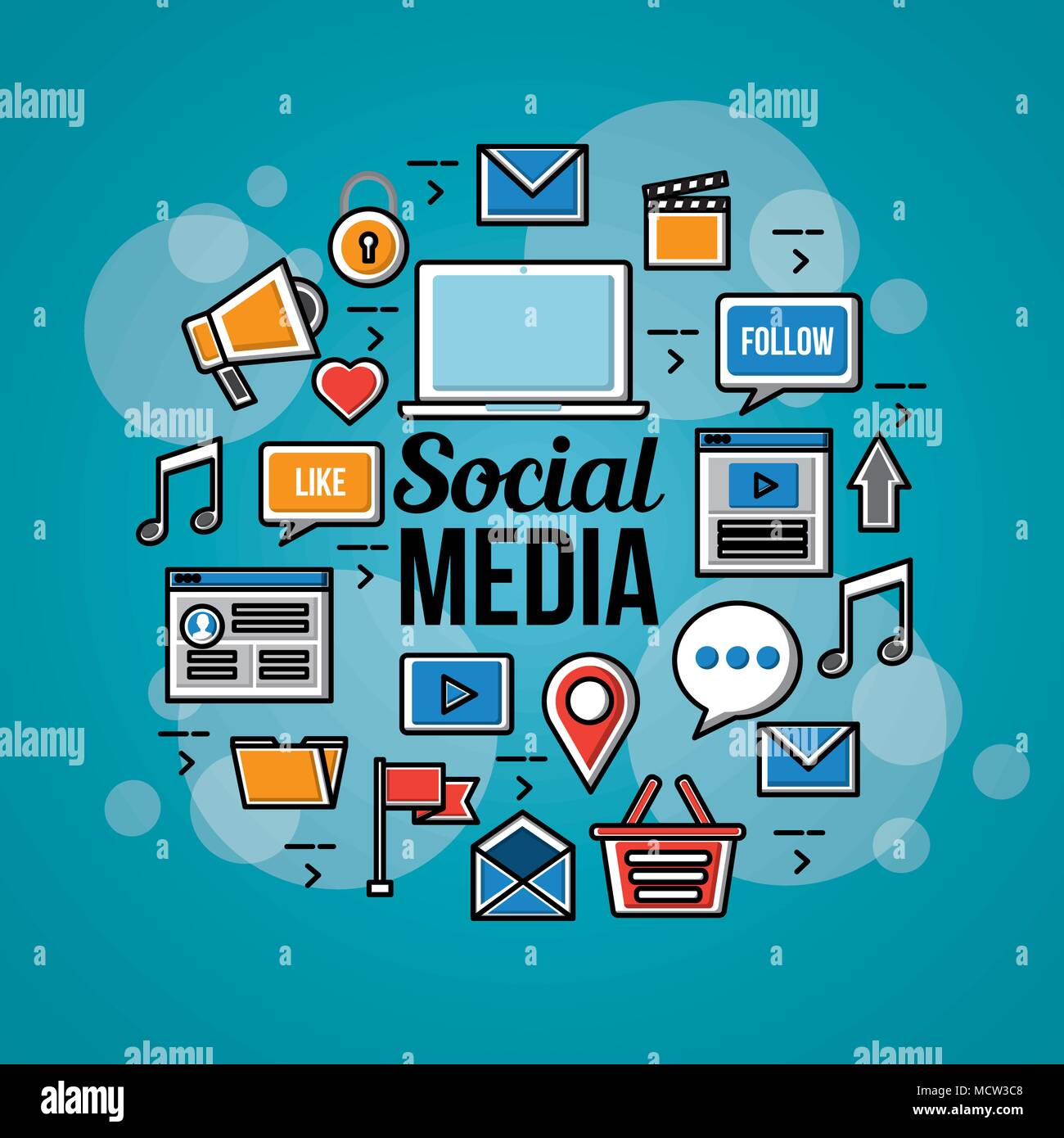 people social media networks Stock Vector Image & Art - Alamy