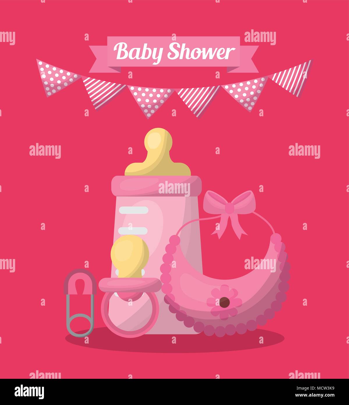 baby shower card Stock Vector Image & Art Alamy