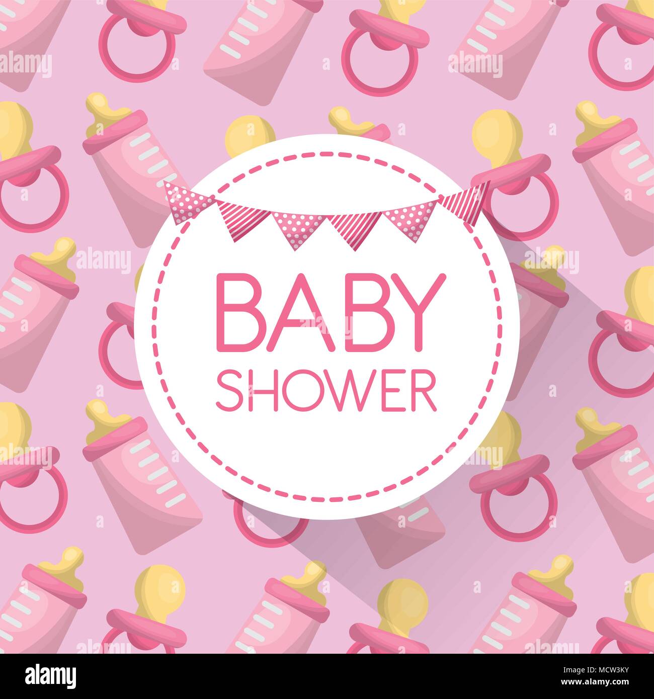 baby shower card Stock Vector Image & Art Alamy