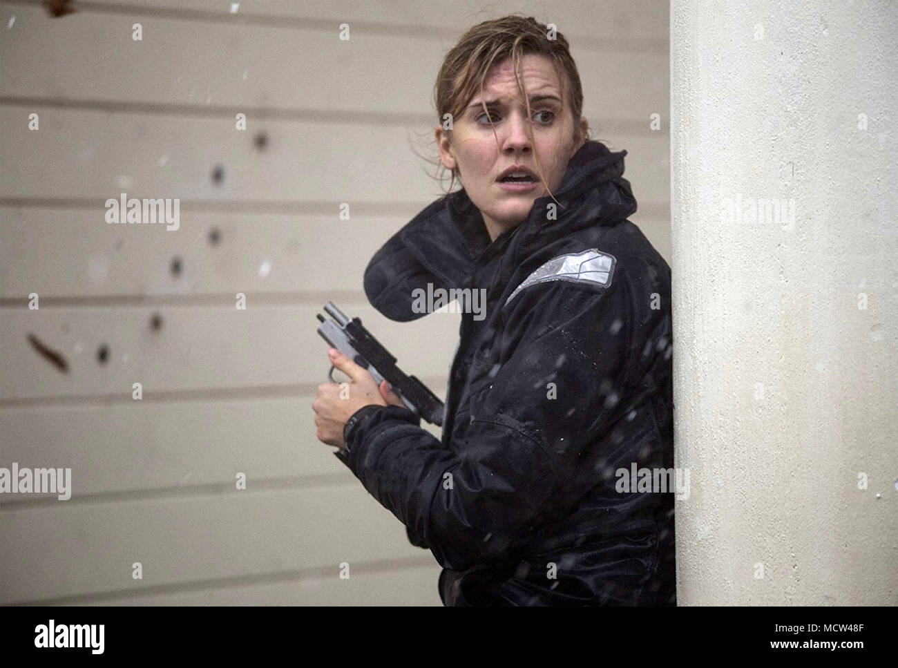 THE HURRICANE HEIST 2018 Foresight Unlimited film with Maggie Grace Stock Photo