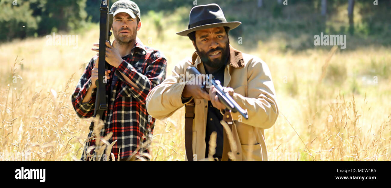 Z FOR ZACHARIAH 2015 Silver Real film with Chris Pine at left and Chiwetel Ejiofo0r Stock Photo