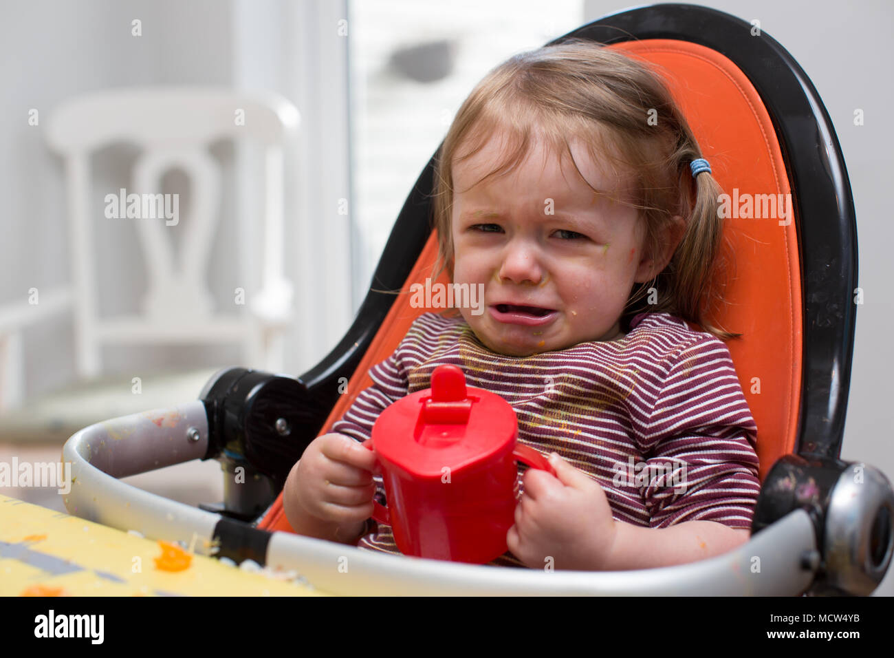 Toddler having a tantrum Stock Photo Alamy