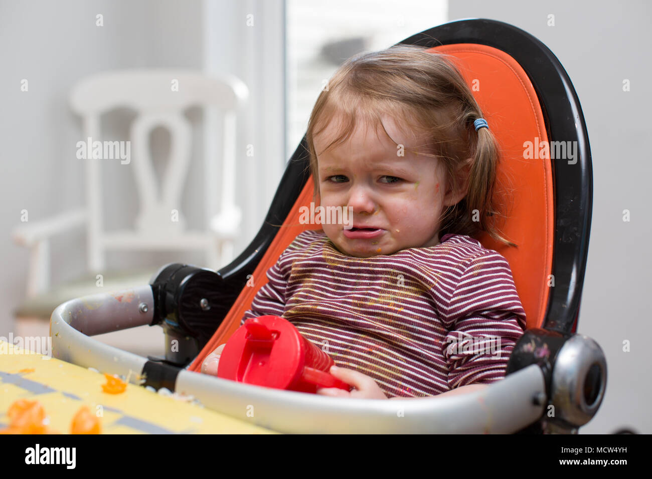 Toddler having a tantrum Stock Photo Alamy