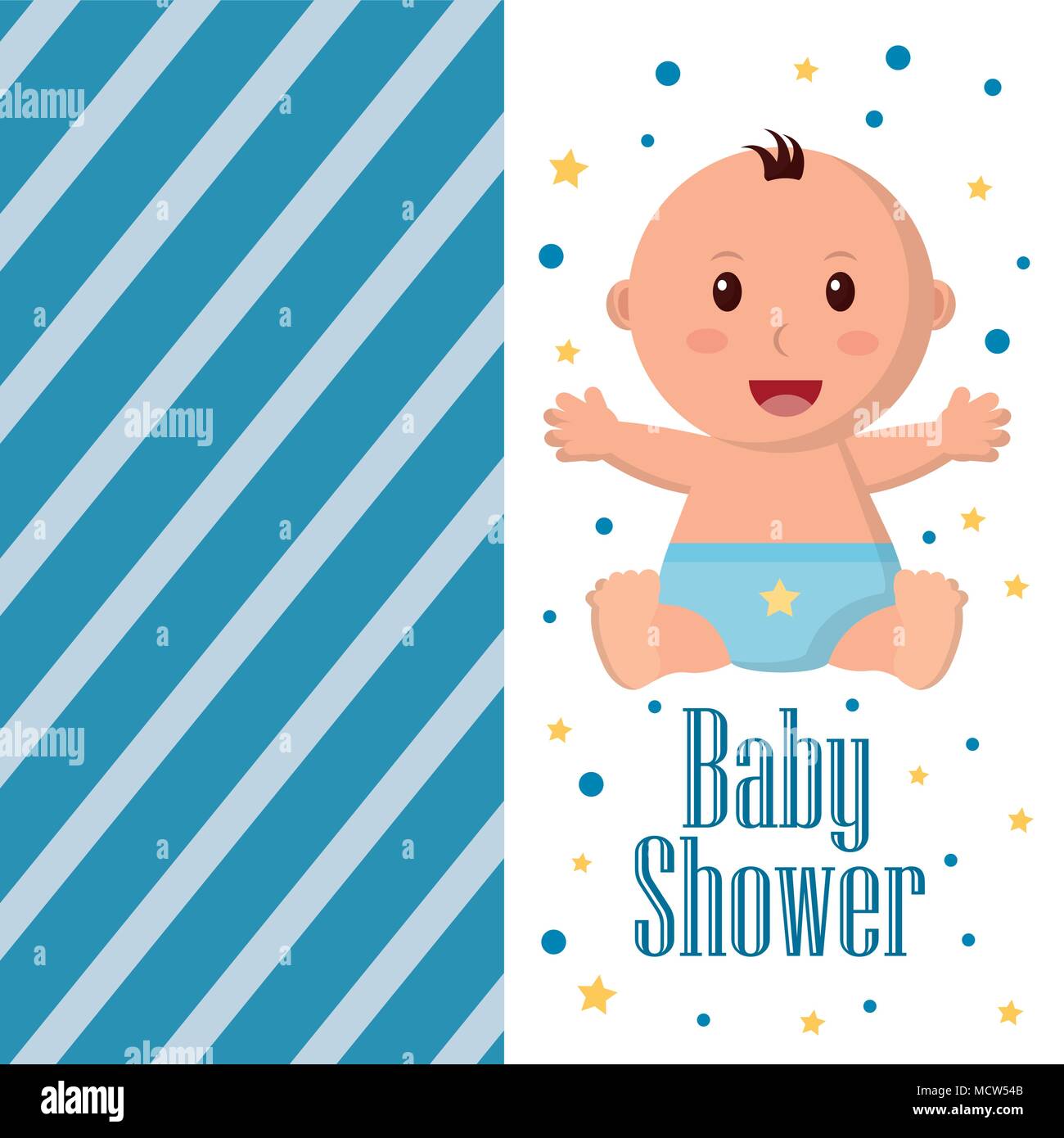 baby shower boy and girl Stock Vector Image & Art - Alamy
