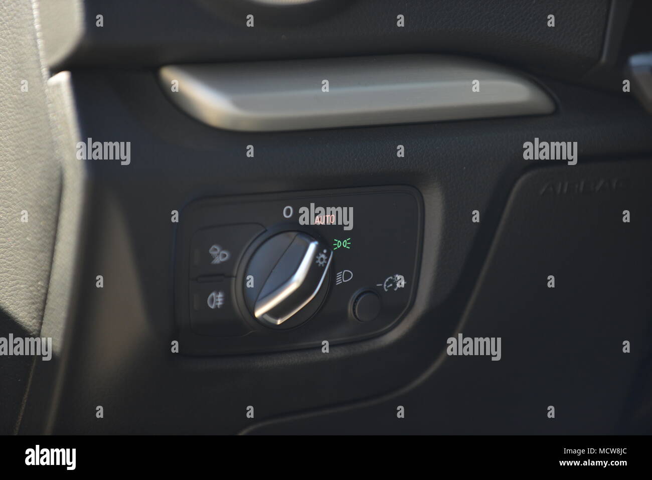 Car Light Switch Panel Stock Photo Alamy