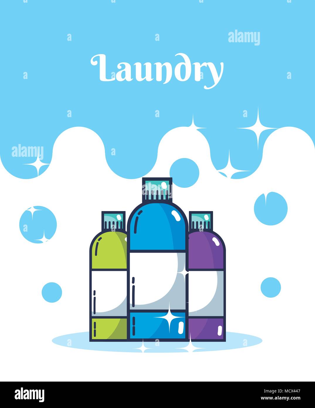 Detergent bottles laundry concept Stock Vector Image & Art - Alamy