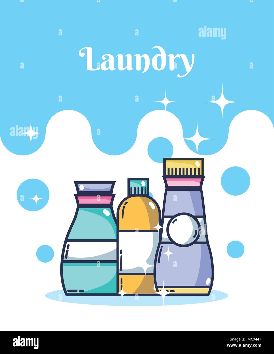 Detergent bottles laundry concept Stock Vector Image & Art - Alamy