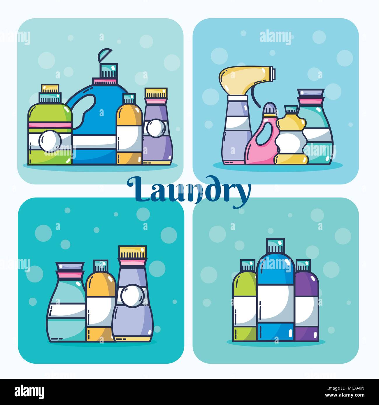 Set of detergent bottles Stock Vector Image & Art - Alamy