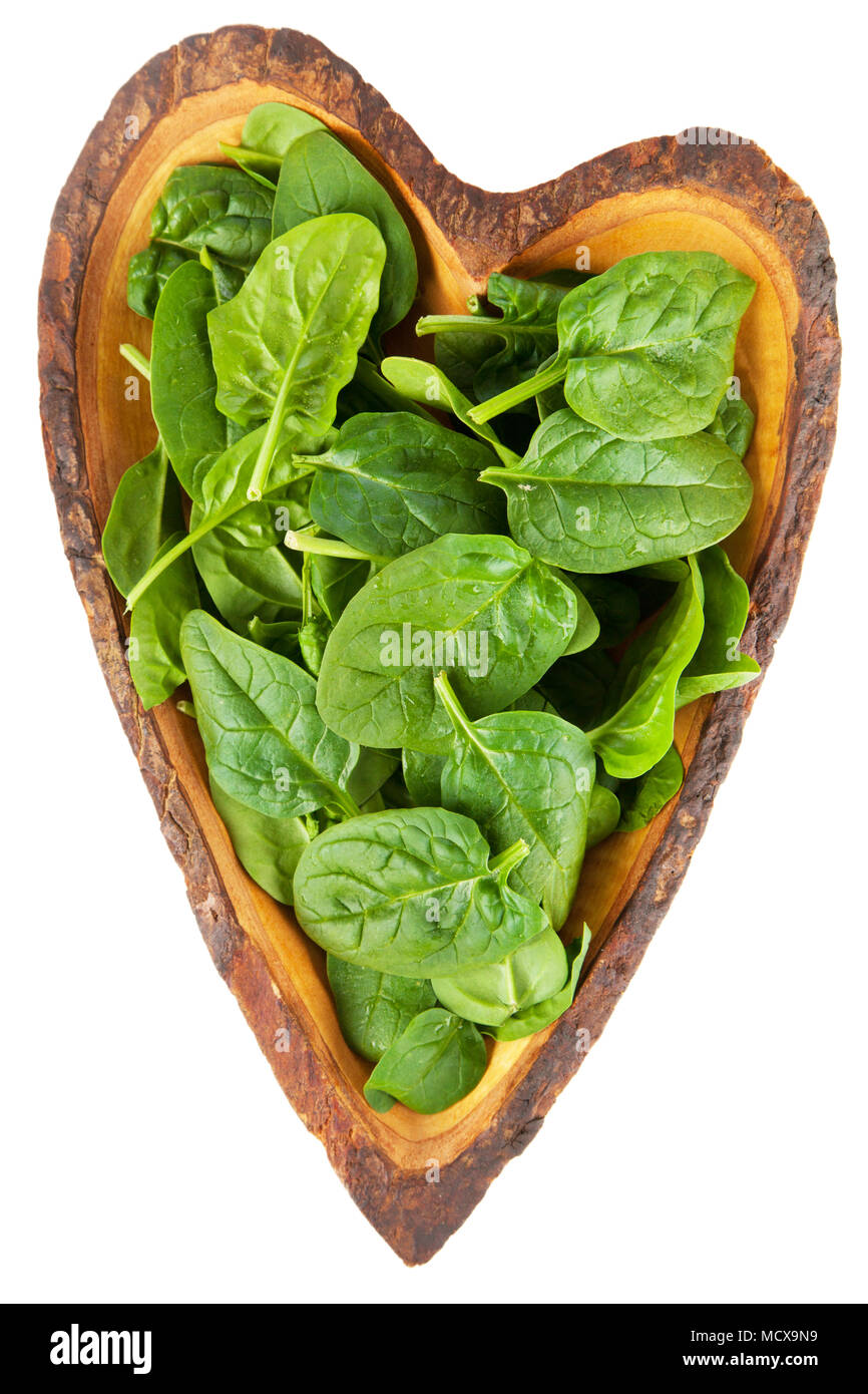 Baby spinach leaves Stock Photo - Alamy