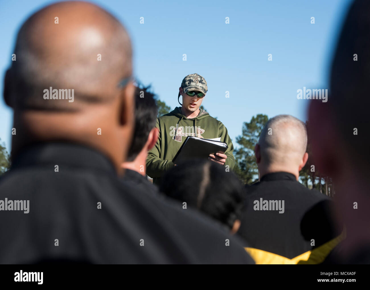 Coach Jacob Crouch with the South Carolina National Guard Warrior ...