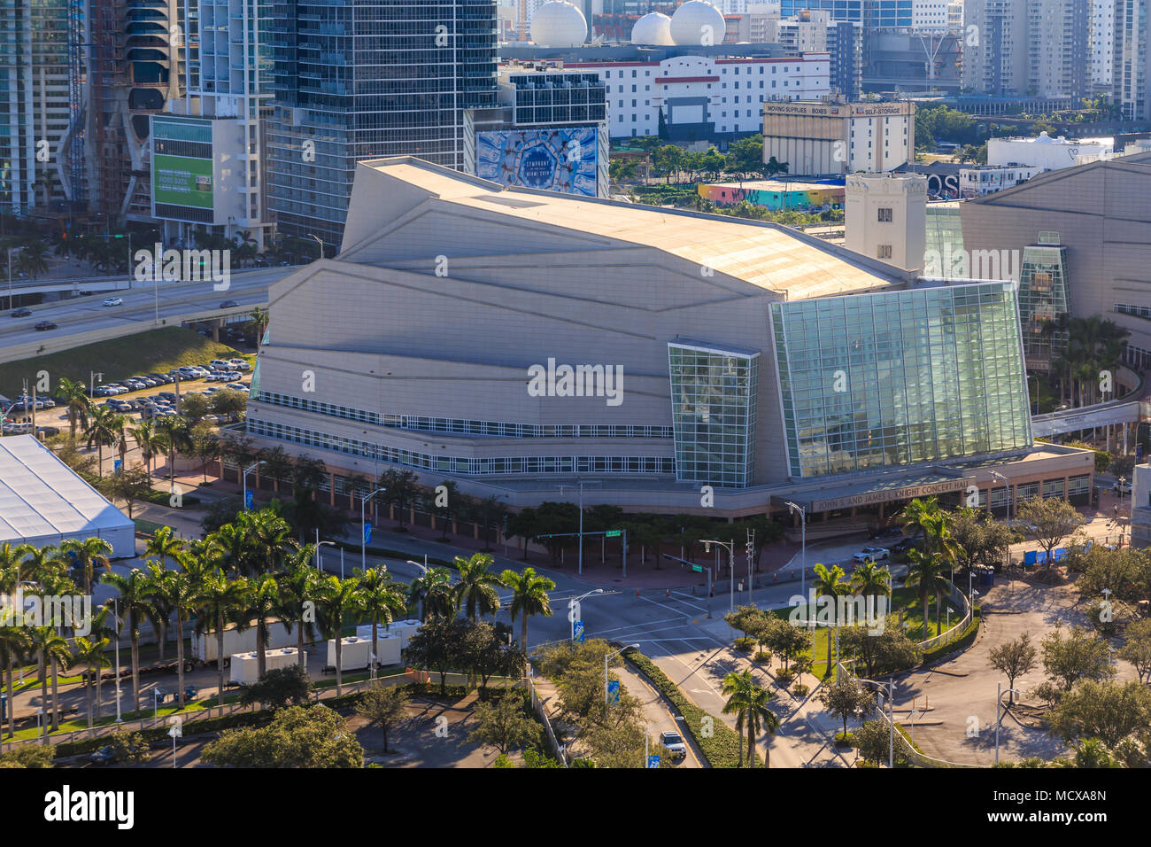 Adrienne Arsht Center for the Performing Arts of Miami-Dade County Stock Photo