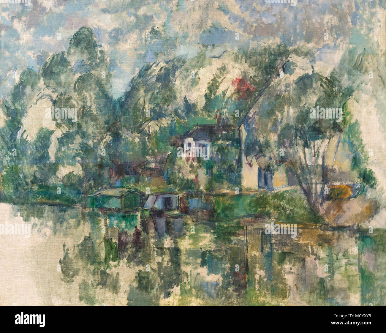 At the Water's Edge, Paul Cezanne, circa 1890, National Gallery of Art ...