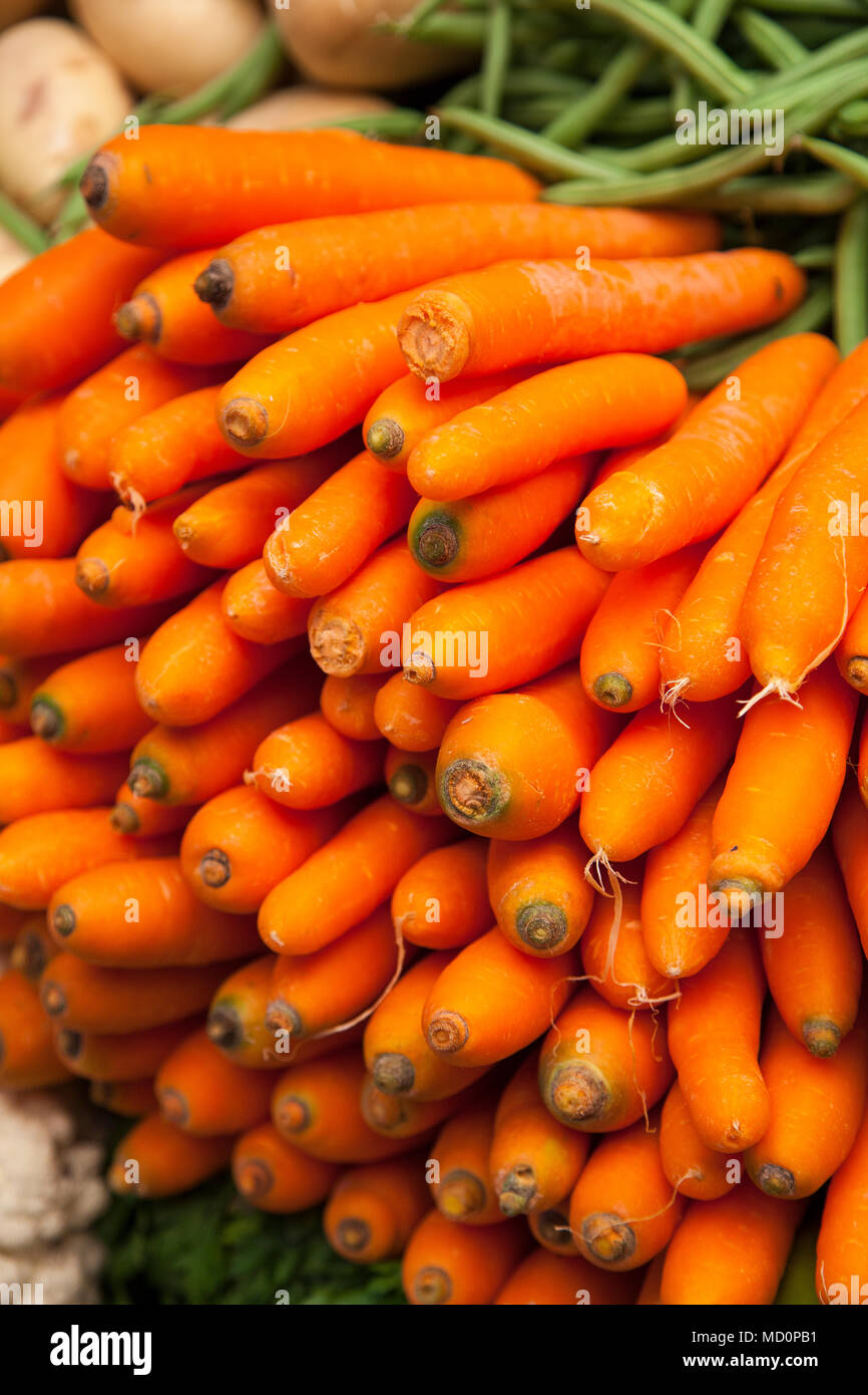 Carrots Produce from the Mercado de Abastos Oaxaca City, Oaxaca, Mexico Stock Photo Alamy