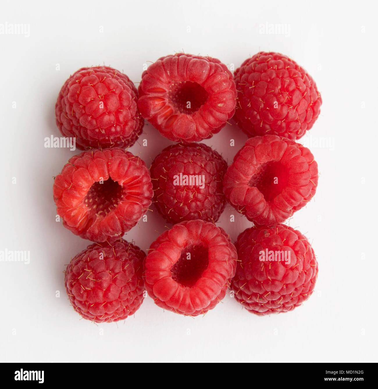 Raspberries Stock Photo