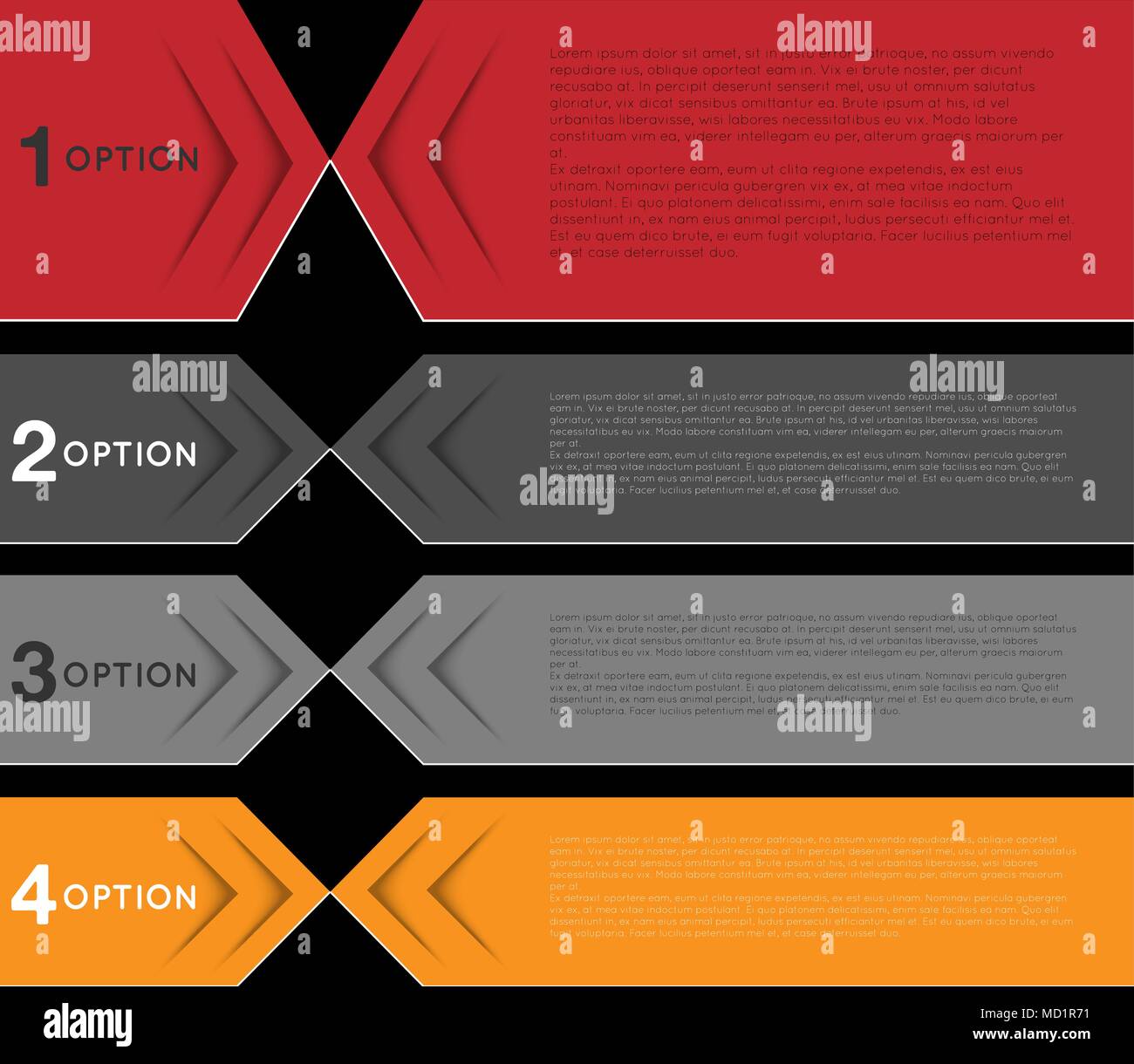 Infographic Template Abstract Colorful Banners Tags Labels