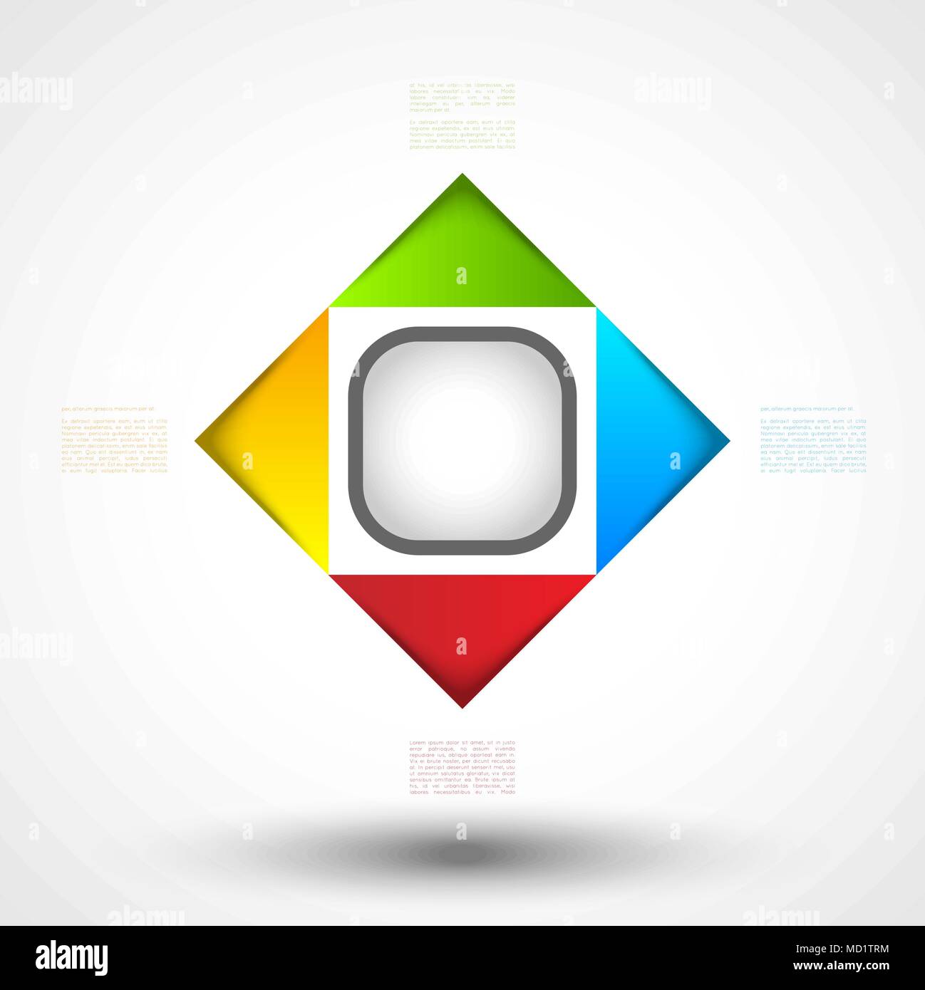 vector abstract infographic template Stock Vector Image & Art - Alamy